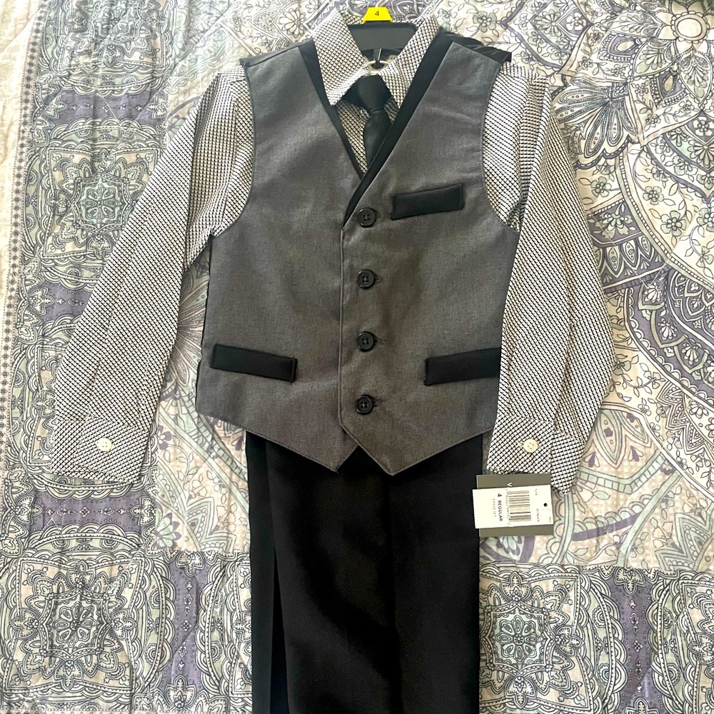 Boys 4 piece suit